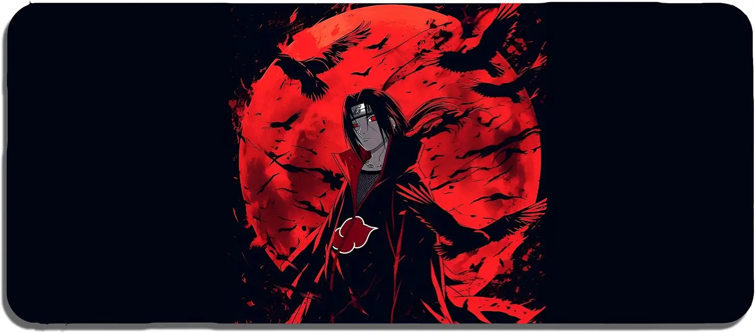 Anime Printed Large Gaming XL Extended Mouse Pad, Non-Slip Base, Desk Mat, Laptop Water Resistance, 23 inch X 11 inch