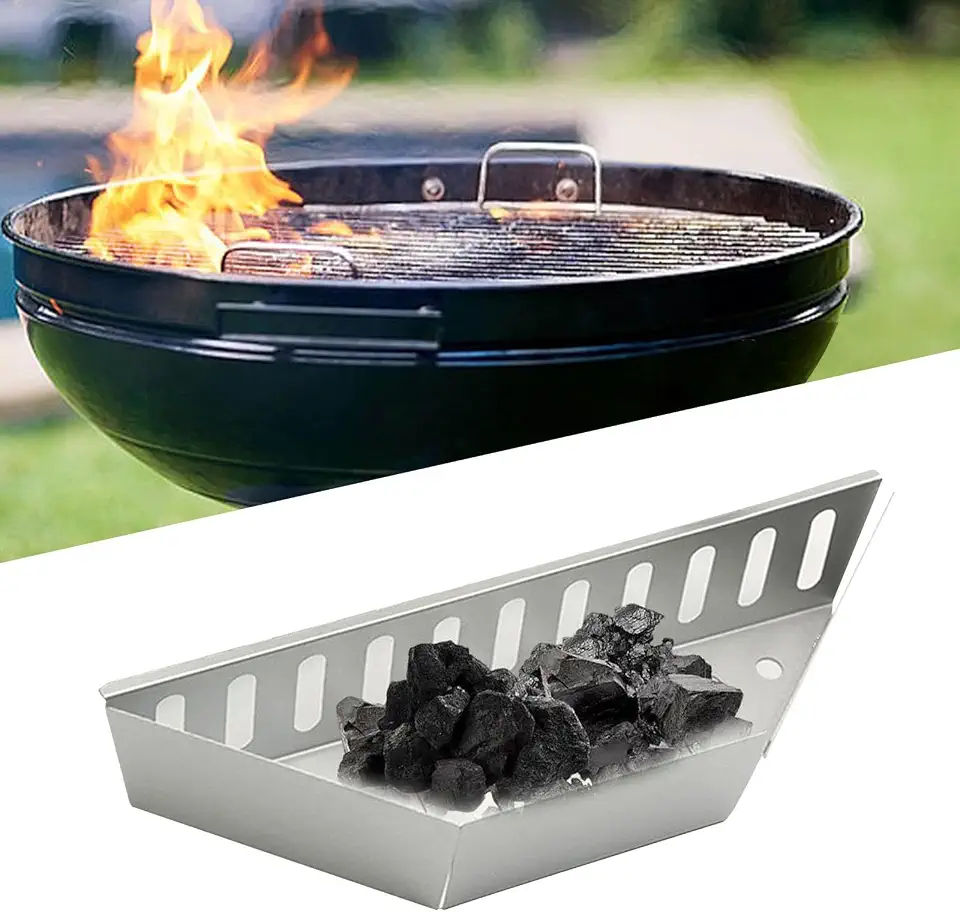 Enakshi® Charcoal Basket Practical Sturdy Carbon Basket for Outdoor Camping BBQ Patio|Home & Garden |Kitchen, Dining & Bar |Kitchen Tools & Gadgets |Cooking Utensils