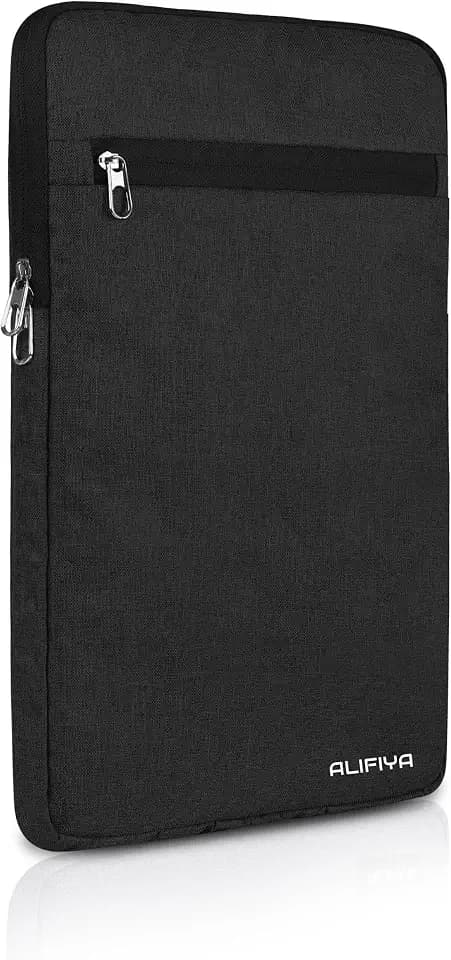 Alifiya Polyester Tablet Sleeve/Laptop Sleeve Bag/Case Cover Upto 11.6 inch for iPad/Samsung Galaxy/Lenovo (Black_L20)